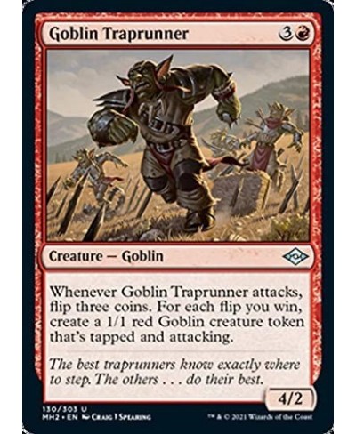 Magic: the Gathering - Goblin Traprunner (130) - Modern Horizons 2 $12.60 - Trading Cards & Accessories