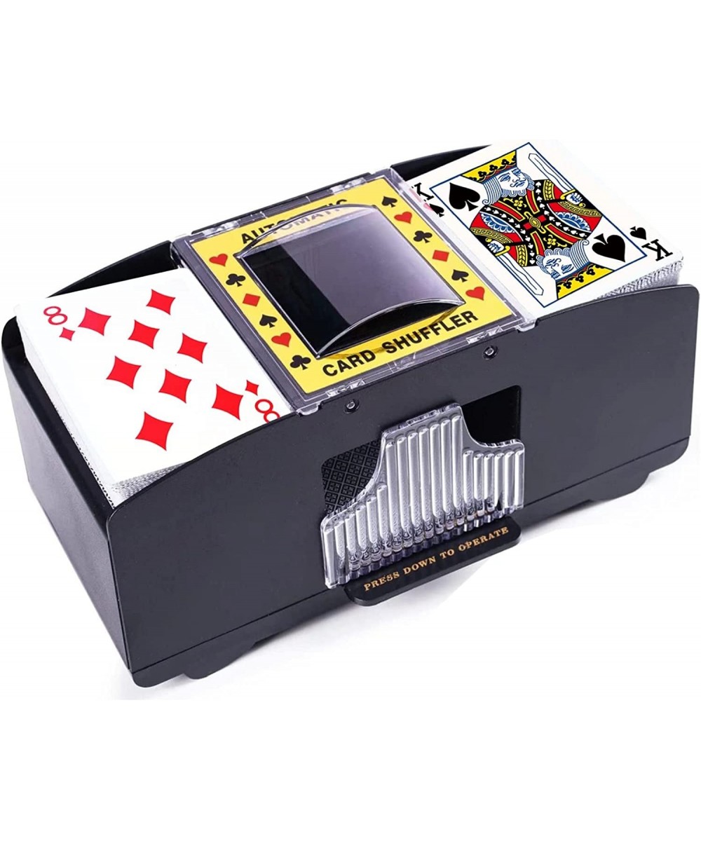 Automatic Card Shuffler Battery Operated Card Dealer Machine Electric Casino Card Shuffler for UNO Blackjack Texas Hold'em Ho...