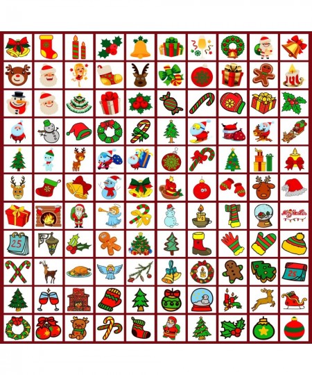 Christmas Holiday Party Supplies 204 Styles Christmas Kids Tattoos for Stocking Stuffers Gifts Party Favors Decorations with ...