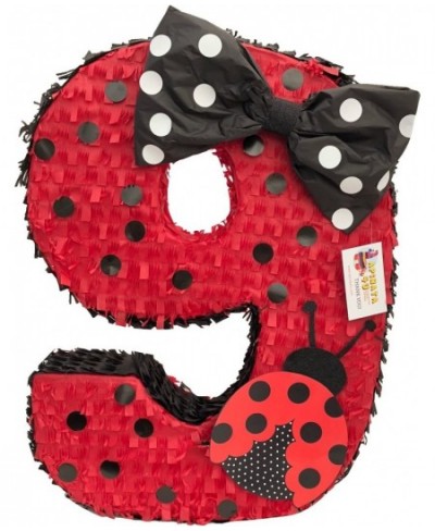 Large Red Ladybug Number Nine Pinata 23" Tall $71.13 - Piñatas