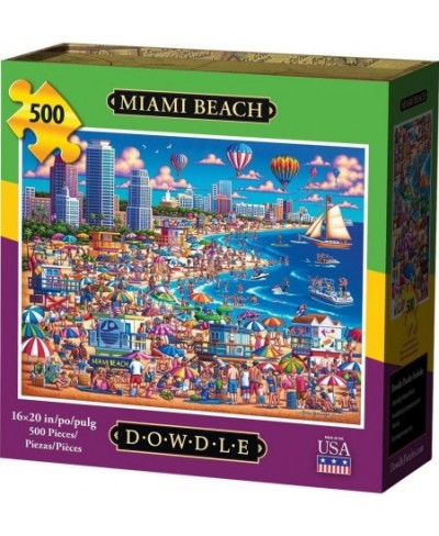 Dowdle Jigsaw Puzzle - Miami Beach - 500 Piece $41.72 - Jigsaw Puzzles