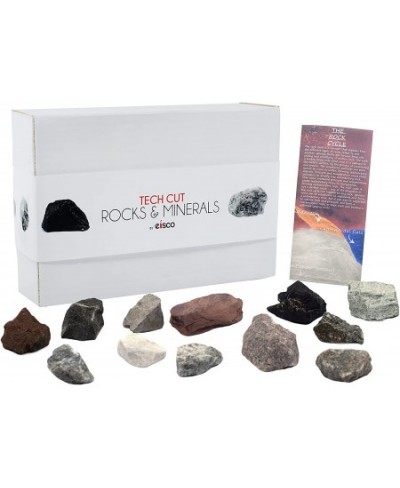 Rock Cycle Kit 12 Pieces - Includes Metamorphic Igneous & Sedimentary Rocks - 1" Specimens - Fun Geology Activity for Explori...