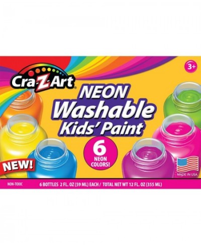 Washable Neon Paint 6 Count $37.75 - Kids' Drawing & Writing Boards