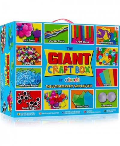 Craft Kits for Kids - Bulk Craft Kits for Kids - Craft Supplies in One Craft Box - Popsicle Sticks for Craft Googly Eyes Craf...