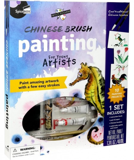 Children's Art Kits Petit Picasso Chinese Brush Painting 8 Inspiring Chinese Art Kit Projects $41.80 - Craft Kits