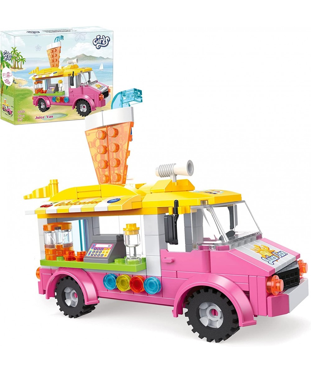 Dream Girls Juice Truck Building Sets 189 Pieces Friends Juice Van Building Kit City Food Car Building Toys Gift for Kids Age...