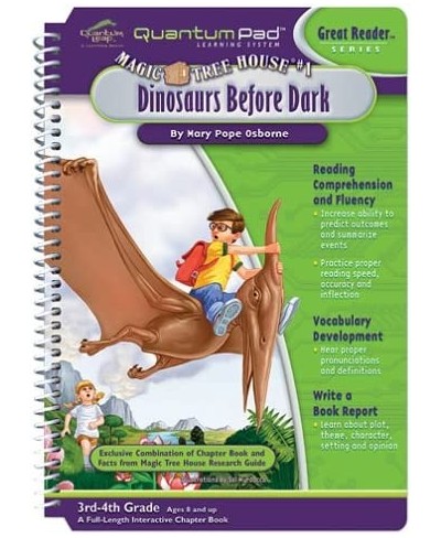 Quantum Pad Learning System: Magic Tree House - Dinosaurs Before Dark Interactive Book and Cartridge $25.63 - Electronic Lear...