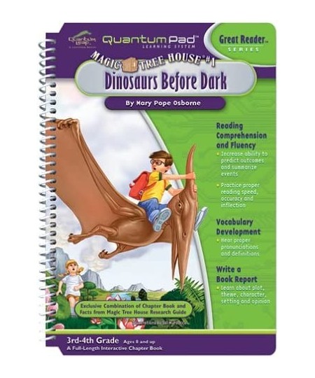 Quantum Pad Learning System: Magic Tree House - Dinosaurs Before Dark Interactive Book and Cartridge $25.63 - Electronic Lear...