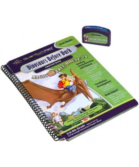 Quantum Pad Learning System: Magic Tree House - Dinosaurs Before Dark Interactive Book and Cartridge $25.63 - Electronic Lear...