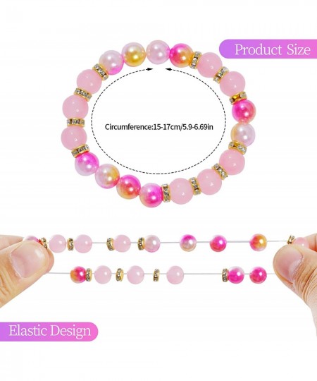 24 Pieces Princess Bracelets Girls Beaded Bracelets Little Girls Costume Jewelry Set for Birthday Party Favors $17.26 - Kids'...