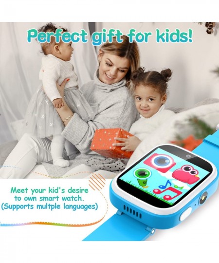 Kids Smart Watch Birthday Gift for Girl Boy Dual Camera Large Storage for MP3 Music Video Fun Games HD Touchscreen Learning E...