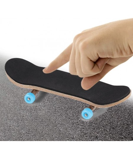 Fingerboards 1Pc Maple Wooden+Alloy Fingerboard Finger Skateboards with Box Reduce Pressure Kids Gifts(Light Blue) $17.03 - F...