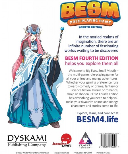 BESM (Big Eyes Small Mouth) Anime and Manga Adventures RPG 4th Edition Hardcover $83.51 - Board Games