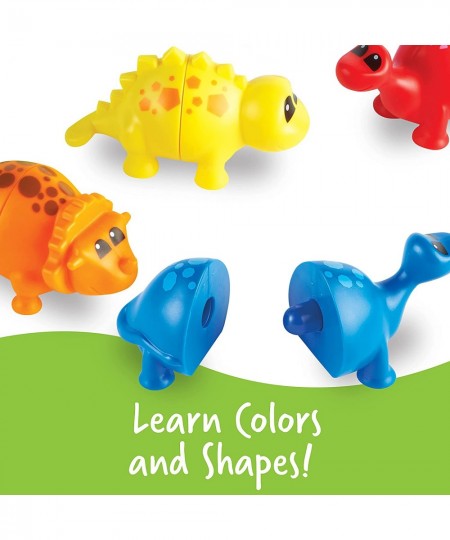 Snap-n-Learn Matching Dinos - 18 Pieces Ages 18+ Months Toddler Fine Motor Toys Counting & Sorting Toy Shape Sorting Dinosaur...