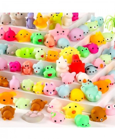 120Pcs Kawaii Mini Squishies Small Mochi Squishy Toys Animal Squishies Stress Relief Goody Bags Filler Toys for Kids Party Fa...