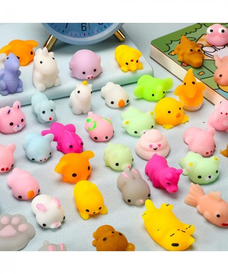 120Pcs Kawaii Mini Squishies Small Mochi Squishy Toys Animal Squishies Stress Relief Goody Bags Filler Toys for Kids Party Fa...