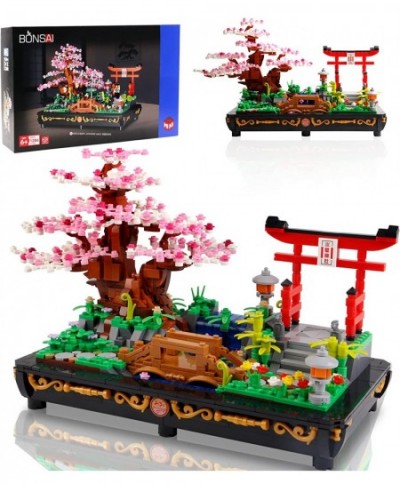 Cherry Blossom Bonsai Tree Building Sets Japanese Style Sakura Tree Mini Building Blocks(1286 PCS) Enjoy Your Own Beautiful D...