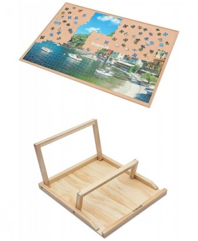 Assembly Jigsaw Puzzle Board Bracket/Holder + Wooden Jigsaw Puzzle Board for Up to 1 000 Pieces $86.16 - Puzzle Accessories