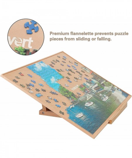 Assembly Jigsaw Puzzle Board Bracket/Holder + Wooden Jigsaw Puzzle Board for Up to 1 000 Pieces $86.16 - Puzzle Accessories