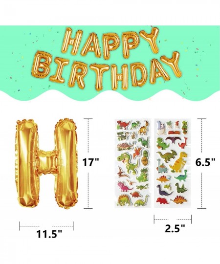 Dinosaur Birthday Party Supplies Dinosaur Party Decorations 150 Pcs-Dinosaur Balloon Fringe Curtain Sticker Plate Balloon Inf...