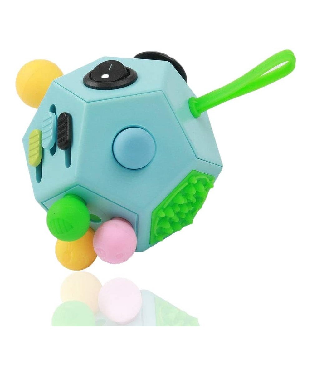 12 Side Fidget Cube Fidget Toys Cube Relief Stress and Anxiety Depression Anti for Kids and Adults with ADD ADHD OCD Autism (...