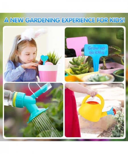 Kids Gardening Set Kids Gardening Tool Set with Storage Bag Washable Apron Watering Can Gardening Gloves Shovels Rake Oversle...