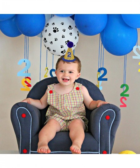 Baby Boy 1st Birthday Cone Hat Headband Cake Smash First Birthday Party Supplies $20.66 - Kids' Party Hats