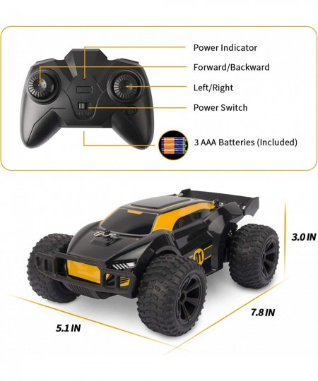 Remote Control Car for Kids 1:22 Scale 2.4GHz High Speed Toy Car Gift with 2 Rechargeable Battery and Lights Electric Outside...