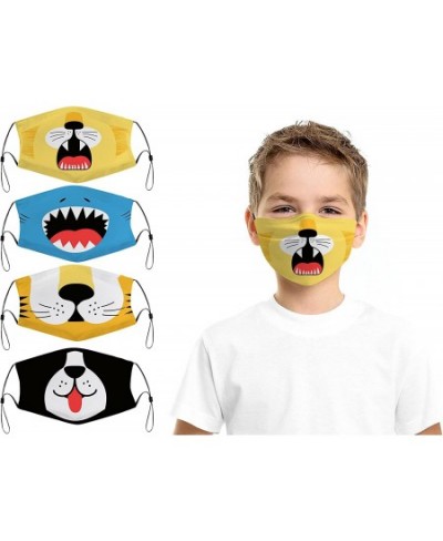 4Pcs Washable Kids Face Bandanas with 8 Filters for Outdoor School Boys Girls Breathable Face Mask/Adjustable Earloop $29.91 ...