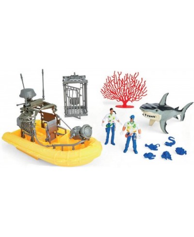 Ocean Adventure Playset Dive to The Ocean Floor Includes Diving Cage Shark and Research Boat for Ages 3+ Multicolor $38.60 - ...