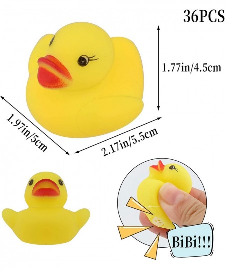 36Pcs Rubber Ducky Bath Toy Float and Squeak Mini Small Yellow Ducks Bathtub Toys for Kids Shower Birthday Party Supplies $26...