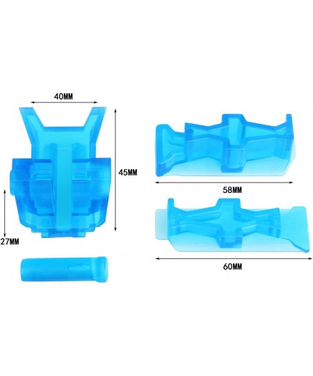 Mod Top and Side Rail Adapter Picatinny Base Set for Nerf Stryfe Mod Swordfish Blaster Toy Color Blue Transparent $20.83 - To...