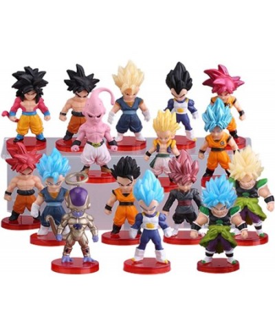 16 Pack Cake Toppers for Dragon Party Supplies 3" Goku Figures Cake Toppers Set. $33.62 - Kids' Party Decorations