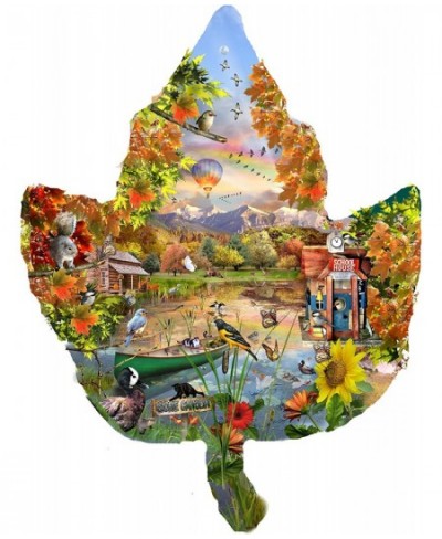 Autumn Shoreline 1000 pc Jigsaw Puzzle $28.63 - Jigsaw Puzzles