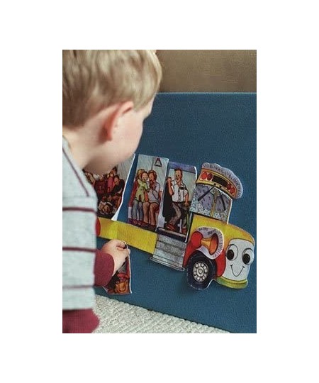 Wheels on The Bus Felt Flannel Board Story Build A Bus $32.03 - Magnetic & Felt Playboards