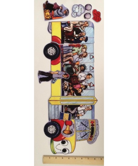 Wheels on The Bus Felt Flannel Board Story Build A Bus $32.03 - Magnetic & Felt Playboards