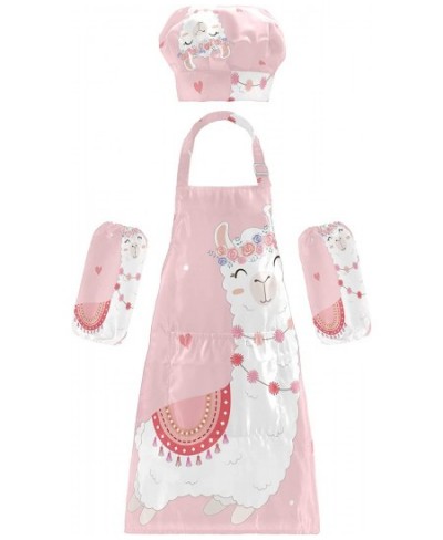 Kids Apron Chef Hat Set Child Aprons Girls Boys Kitchen Bib Apron set $22.11 - Kids' Artist Aprons & Smocks