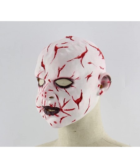 toy Bloody Face Mask Latex Rotten Mouth Walking Dead Zombie Scary Halloween Costume Fancy Dress $27.40 - Kids' Dress-Up Acces...