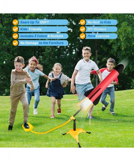 Toy Rocket Launcher for Kids Upgrade fold-Away Stand Christmas Xmas Gifts for Kids Outdoor Toys for 3-8 Year Old Boys Girls A...