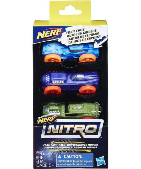 Nitro Foam Car 3-Pack (Version 8) $15.25 - Toy Foam Blasters & Guns