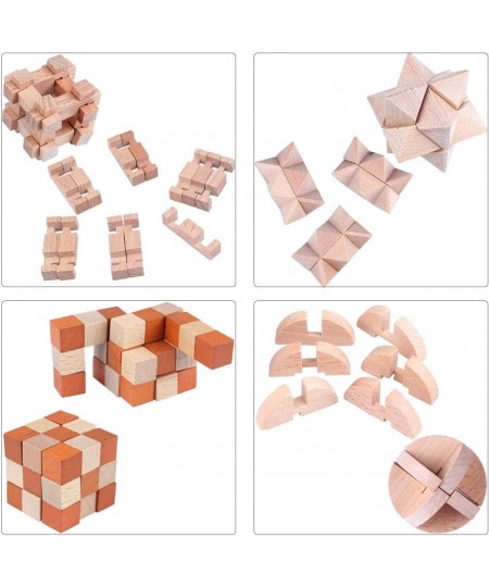 Brain Teaser Puzzle for Kids Adults Puzzle Games Wooden and Metal 3D Unlock Interlocking Puzzle Educational Toy 28Pcs $49.87 ...