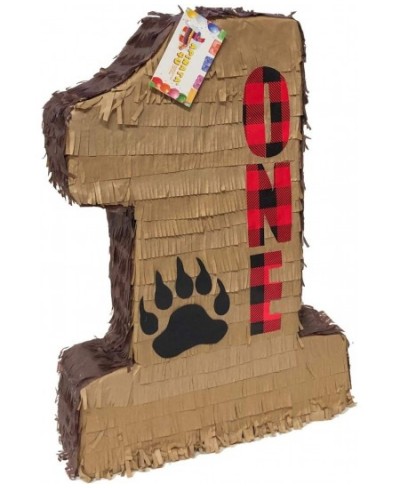 Tan Color Number One Pinata Lumberjack Theme Lumberjack Party Favor $63.86 - Piñatas