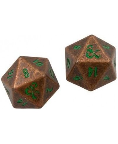 Heavy Metal Feywild Copper and Green D20 Dice Set for Dungeons & Dragons - Great for RPG DND MTG as Gamer Dice or Board Gamin...