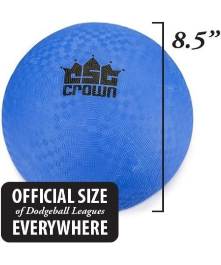 8.5-inch Official Size Dodge Ball with Textured Grip - Playground Balls for Kickball Foursquare $22.40 - Toy Sports Products