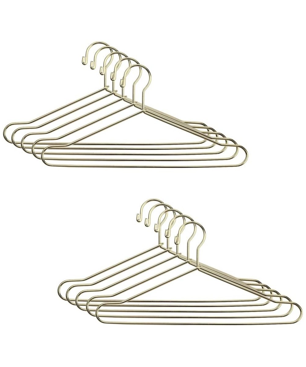 10pcs Cute Dollhouse Clothes Hang Miniature Wire Clothes Stand (Gold) $18.10 - Dollhouse Accessories