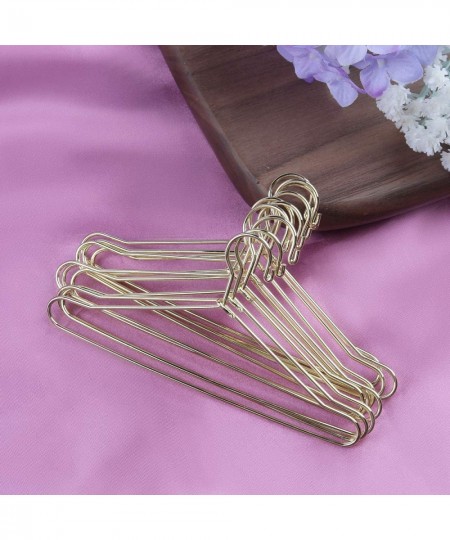 10pcs Cute Dollhouse Clothes Hang Miniature Wire Clothes Stand (Gold) $18.10 - Dollhouse Accessories