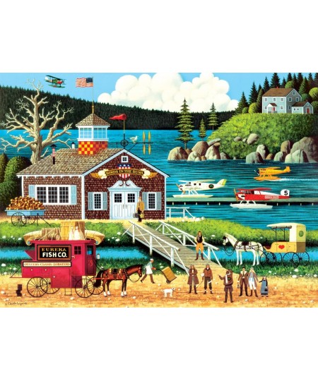 Charles Wysocki - Birds of a Feather - 1000 Piece Jigsaw Puzzle $23.99 - Jigsaw Puzzles