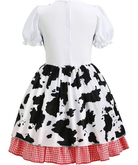 Girls Cowgirl Costume Halloween Cosplay Christmas Dress Up Kids Cow Girl Outfit $40.19 - Kids' Costumes