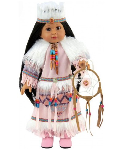 American Fashion World Pink Native American Outfit Made for 18 inch Dolls Such as American Girl Dolls $30.17 - Doll Accessories