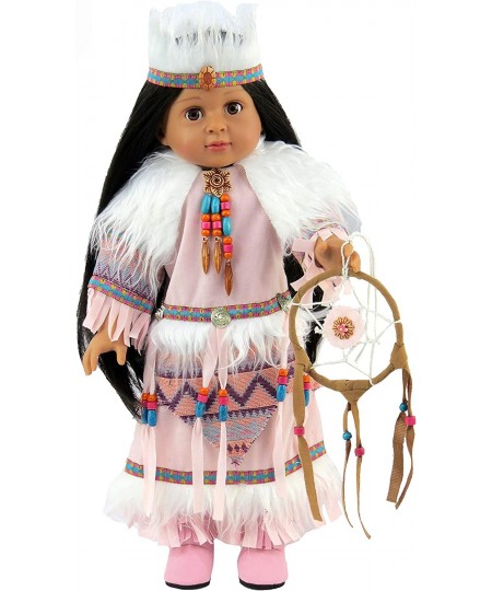 American Fashion World Pink Native American Outfit Made for 18 inch Dolls Such as American Girl Dolls $30.17 - Doll Accessories